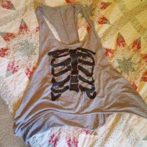 Flowey rib cage shirt